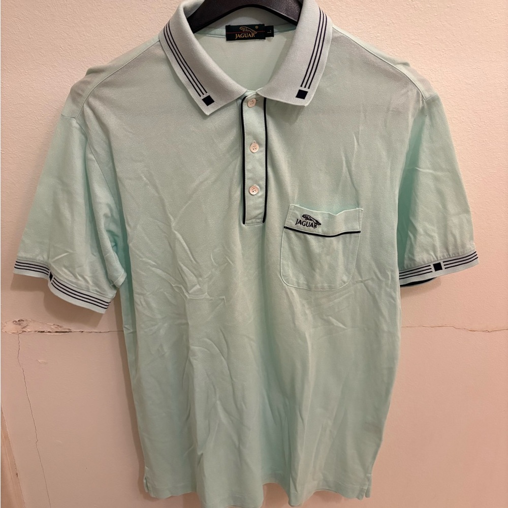 Jaguar Men’s Polo Shirt - Light Green - Large